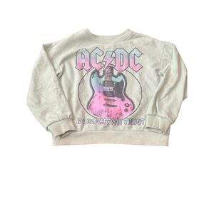 AC/DC kids sweatshirt sea foam green - Size 8